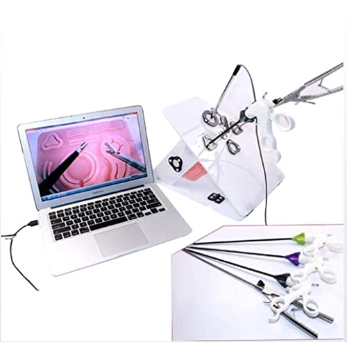 UIGJIOG Laparoskopische Trainerbox, Laparoskopie-Trainer-Nachahme-Ausrüstung, Trainingssimulator-Box, 4 Chirurgische Instrumente Mit HD-USB-Kamera Eingesetzt 5 Trainingsmodule UIGJIOG Laparoskopische Trainerbox, Laparoskopie-Trainer-Nachahme-Ausrüstung, Trainingssimulator-Box, 4 Chirurgische Instrumente Mit HD-USB-Kamera Eingesetzt 5 Trainingsmodule von UIGJIOG
