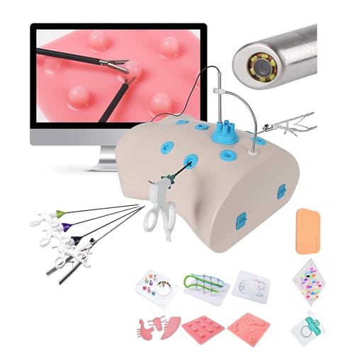 UIGJIOG Simulation Training Box Home Laparoscopic Trainer Box Simulator Laparoscopic Simulator Laparoscopic Endo Trainer Kit with 10 Training Modules 4 Surgical Instruments UIGJIOG Simulation Training Box Home Laparoscopic Trainer Box Simulator Laparoscopic Simulator Laparoscopic Endo Trainer Kit with 10 Training Modules 4 Surgical Instruments von UIGJIOG