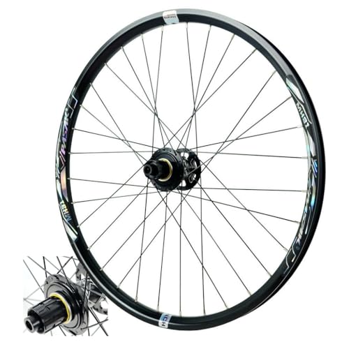 UIOPPOI Mountainbike-Hinterrad 26/27,5/29 Zoll, Aluminiumlegierung-Scheibenbremse 32H Hybrid-/Fahrradräder für 7/8/9/10/11-Gang-Kassette 1185 g von UIOPPOI