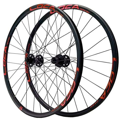 UIOPPOI Mountainbike-Laufradsatz, 26/27,5/29 Zoll MTB Centerlock Scheibenbremsräder Felge abgedichtete Lagernabe 28H Steckachse Radsatz für 7 8 9 10 11 12 Gang Kassette von UIOPPOI