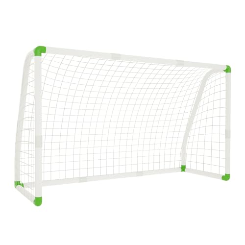 UISEBRT Kinder Fussballtor PVC Fußballtore für Garten, Fußball Tor mit Netz für Strand Park Übungstore, das Beste Fußball Tor bei jedem Wetter für Kinder Jugendliche Erwachsene - 2,45m x 1,55m UISEBRT Kinder Fussballtor PVC Fußballtore für Garten, Fußball Tor mit Netz für Strand Park Übungstore, das Beste Fußball Tor bei jedem Wetter für Kinder Jugendliche Erwachsene - 2,45m x 1,55m von UISEBRT