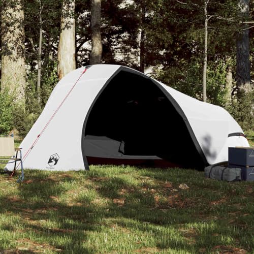 Home Garden,Camping Tent Dome 4 Personen Weiß Verdunkelungsstoff Wasserdicht von UJCHVHN