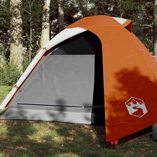 Home Garden,Camping Zelt Kuppel 3 Personen Orange Wasserdicht von UJCHVHN