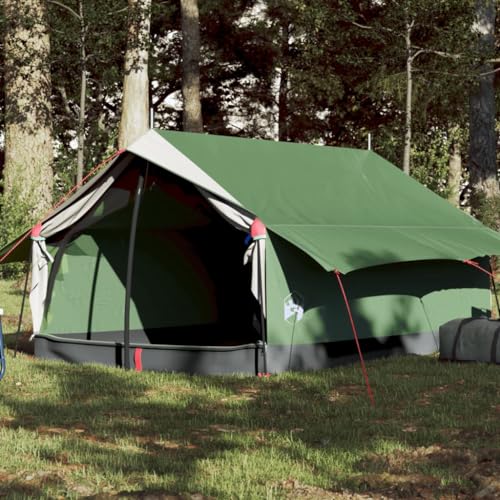 Outdoor Freizeit Camping Zelt 2 Personen Grün Wasserdicht Camping & Wandern von UJCHVHN