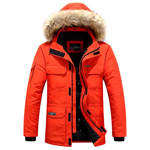 Winter Parka Jacken männlich Casual warm Dicker mit Kapuze Pelzkragen männliche Jacke Männer Winddichte Mantel Plus Größe 6XL Orange red L Winter Parka Jacken männlich Casual warm Dicker mit Kapuze Pelzkragen männliche Jacke Männer Winddichte Mantel Plus Größe 6XL Orange red L von UJDKCF