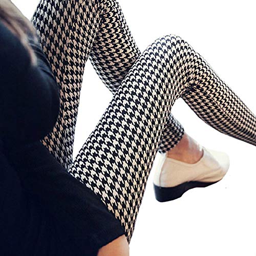 UKKD Leggings Graffiti-Leggings Blumenmuster Druck Leggins Für Frauen Leggings Hahnentritt Verkauf Elastische Vintage Leggins,W056 Hundstooth,Xl. UKKD Leggings Graffiti-Leggings Blumenmuster Druck Leggins Für Frauen Leggings Hahnentritt Verkauf Elastische Vintage Leggins,W056 Hundstooth,Xl. von UKKD