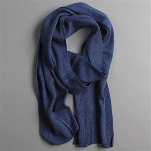 UKKD Schal Gestrickter Winterschal Männer Dicke Warme Kaschmirschals Schwarz Grau Lange Männliche Nackenwärmer Frauen Schals Rot,Navy Blau UKKD Schal Gestrickter Winterschal Männer Dicke Warme Kaschmirschals Schwarz Grau Lange Männliche Nackenwärmer Frauen Schals Rot,Navy Blau von UKKD