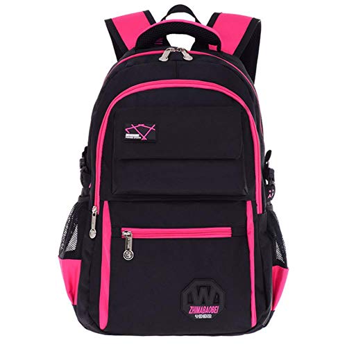 UKKD Schultasche Kinder Rucksack Schulranzen Für Jugendliche Jungen Mädchen Leichte Nylon Kids School Taschen Breath Rucksäcke,Rot 2 UKKD Schultasche Kinder Rucksack Schulranzen Für Jugendliche Jungen Mädchen Leichte Nylon Kids School Taschen Breath Rucksäcke,Rot 2 von UKKD