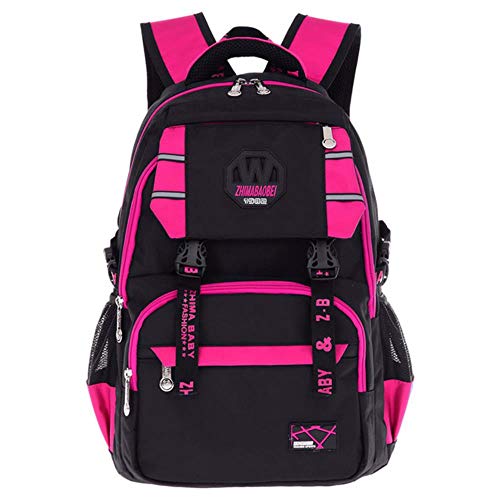 UKKD Schultasche Kinder Rucksack Schulranzen Für Jugendliche Jungen Mädchen Leichte Nylon Kids School Taschen Breath Rucksäcke,Rot UKKD Schultasche Kinder Rucksack Schulranzen Für Jugendliche Jungen Mädchen Leichte Nylon Kids School Taschen Breath Rucksäcke,Rot von UKKD