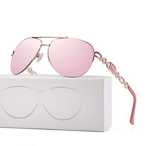 UKKD Sonnenbrille Sonnenbrille Frauen Uv 400 Mirror Pilot Rosa Weiß Weibliche Sun Gases Shades Dames UKKD Sonnenbrille Sonnenbrille Frauen Uv 400 Mirror Pilot Rosa Weiß Weibliche Sun Gases Shades Dames von UKKD