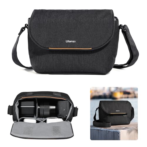 ULANZI Kameratasche, SLR/DSLR Kameratasche, Crossbody Fotografie Kleine Tasche Mode, Umhängetasche für Damen und Herren Kompatibel für spiegellose Sony Canon Nikon Kamera Wasserdicht Leicht ULANZI Kameratasche, SLR/DSLR Kameratasche, Crossbody Fotografie Kleine Tasche Mode, Umhängetasche für Damen und Herren Kompatibel für spiegellose Sony Canon Nikon Kamera Wasserdicht Leicht von ULANZI