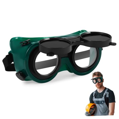 ULTECHNOVO 2St Gläser schutzbrillen besenhalter gießen Schutzbrille für Schweißer Sonnenbrillen für Herren Fernrohr Schweißbrille Augenschutz Helm Ersatz Glas Kind Sicherheitsmaske Plastik von ULTECHNOVO