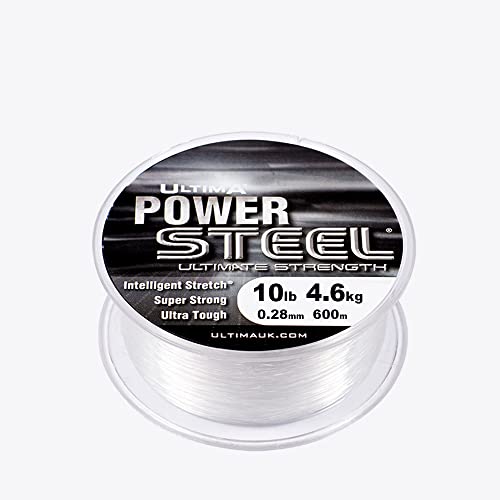 ULTIMA Power Steel Hi Tech Monofil, Klaar, 0.28mm-10.0lb/4.6kg ULTIMA Power Steel Hi Tech Monofil, Klaar, 0.28mm-10.0lb/4.6kg von Ultima