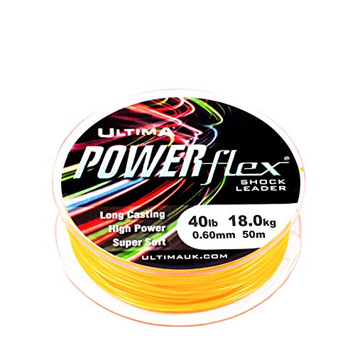 ULTIMA Unisex-Adult Powerflex Shockleader, Feuerorange, 40 von Ultima