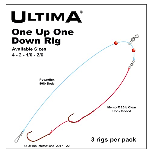 Ultima Unisex-Adult 1 Up 1 Down Rig Sea Fishing, Clear, 1/0 Ultima Unisex-Adult 1 Up 1 Down Rig Sea Fishing, Clear, 1/0 von Ultima
