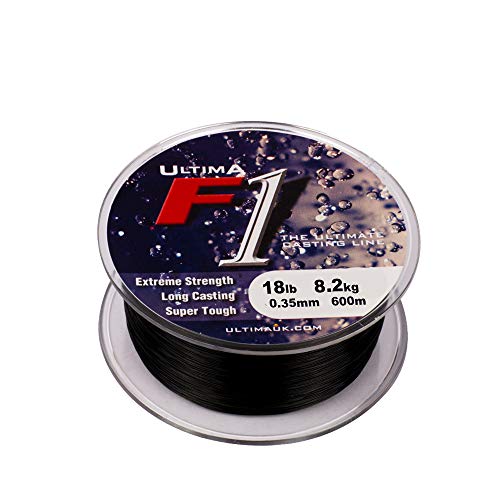 Ultima F1 Meeresangelschnur, Noir, 0.35mm-18.0lb/8.2kg von Ultima