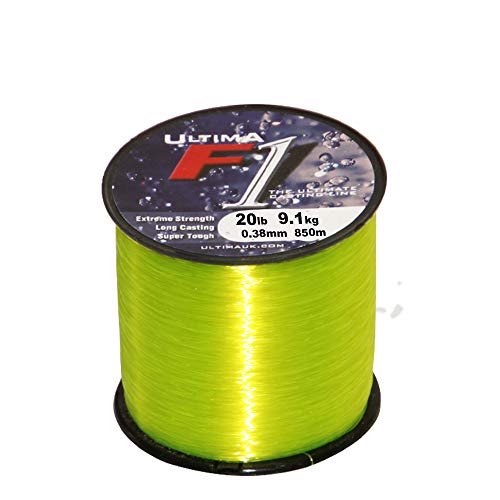 Ultima F1 Hochleistungsschnur-115gr Spule, Gelb, 0.38mm-20.0lb/9.1kg Ultima F1 Hochleistungsschnur-115gr Spule, Gelb, 0.38mm-20.0lb/9.1kg von Ultima