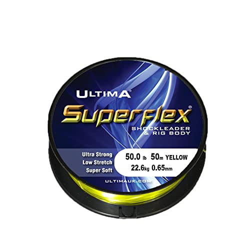 Ultima Superflex Shock Leader, Gelb, 40.0lb/18.1kg Ultima Superflex Shock Leader, Gelb, 40.0lb/18.1kg von Ultima