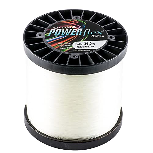 Ultima Unisex-Adult Powerflex Hohe Festigkeit Schlagschnur 500gr Spule, Kristall, 50 Ultima Unisex-Adult Powerflex Hohe Festigkeit Schlagschnur 500gr Spule, Kristall, 50 von Ultima