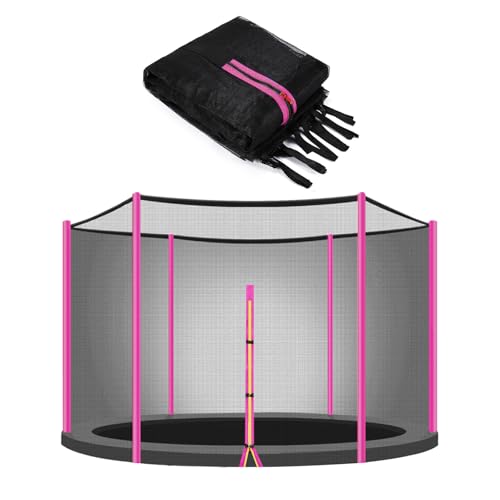 ULTRAPOWER SPORTS Ersatznetz Sicherheitsnetz Trampolinnetz für Trampolin 244cm 6Stangen Rosa von ULTRAPOWER SPORTS