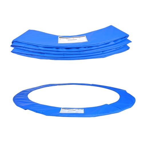 ULTRAPOWER SPORTS Federabdeckung Randschutz Randabdeckung für Trampolin 244cm - 305cm - 366cm Rahmenpolsterung Pink/Grün/Farbige PVC - UV beständig (Blau, 366cm - 8 Stangen) von ULTRAPOWER SPORTS