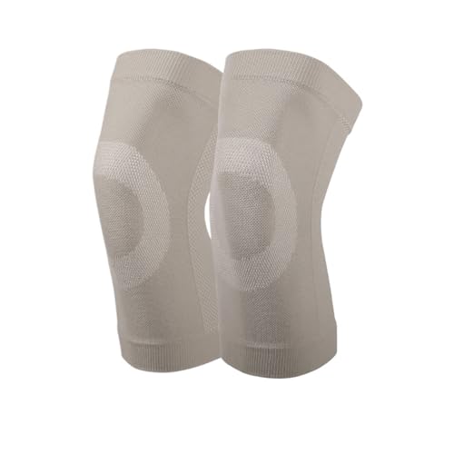 ULYTMMJG Sport-Knieschoner 1 Paar Sommer Ultra Dünne Knie Unterstützung Klammer Sport Knie Pads Gym Laufen Knie Schutz Für Sport(Grey,XL) von ULYTMMJG