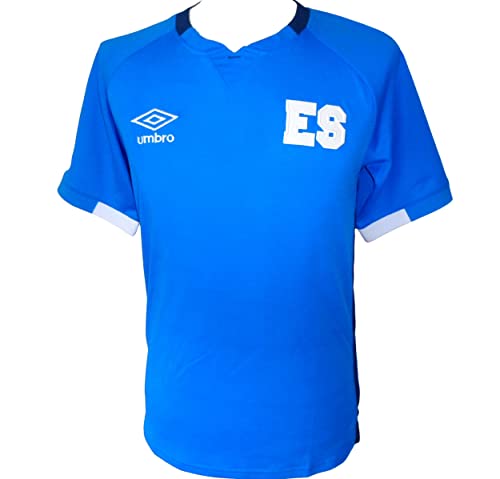 UMBRO EL Salvador Heimtrikot 21 22 blau F.S.F. Home Jersey Fan Shirt, Größe:XL von UMBRO