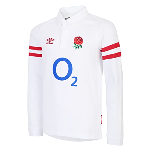 UMBRO England Home Classic Jersey Ls Jnr Heimtrikot/Trikot-Set, Offizielles Lizenzprodukt, XL (Kinder) von UMBRO