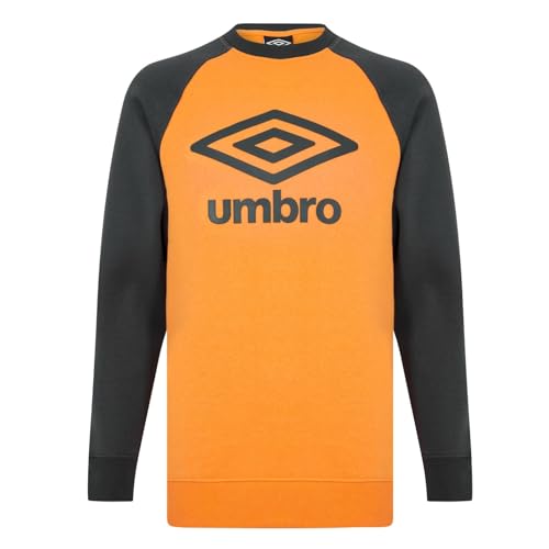 Umbro Herren Core Ragalan Sweat Pullover, Orange, L Umbro Herren Core Ragalan Sweat Pullover, Orange, L von UMBRO