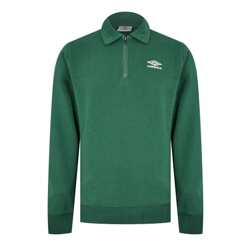 Umbro Herren Polo-Sweatshirt Pullover, grün, M Umbro Herren Polo-Sweatshirt Pullover, grün, M von UMBRO