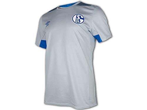 Umbro 2018-2019 Schalke Training Football Soccer T-Shirt Trikot (Blue) von UMBRO