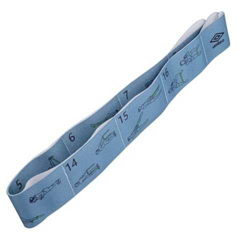 Umbro Fitnessbänder mit 16 Übungen - Theraband - Fitnessgeräte für Zuhause - Terrabänder für Fitness - Gummiband - Widerstandsbänder - Trainingsbänder - Resistance Band - Blau Umbro Fitnessbänder mit 16 Übungen - Theraband - Fitnessgeräte für Zuhause - Terrabänder für Fitness - Gummiband - Widerstandsbänder - Trainingsbänder - Resistance Band - Blau von UMBRO