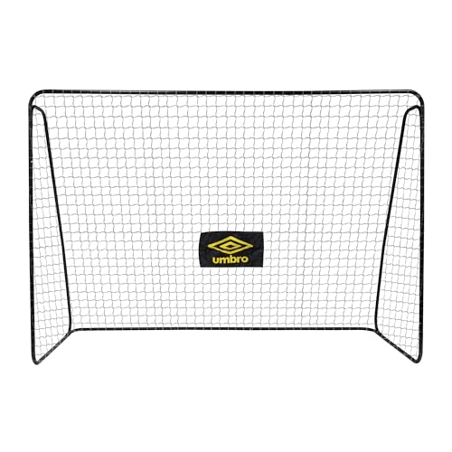 Umbro Fußballtor - Fussballtor 300 x 120 x 205 cm - Fußball Tor - Fussballtore für Garten Kinder und Erwachsene - Fussball Trainingszubehör für Innen und Außen - Metall - Schwarz/Gelb Umbro Fußballtor - Fussballtor 300 x 120 x 205 cm - Fußball Tor - Fussballtore für Garten Kinder und Erwachsene - Fussball Trainingszubehör für Innen und Außen - Metall - Schwarz/Gelb von Umbro