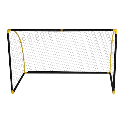Umbro fußballtor - Fussballtor 180 x 91 x 120 cm - Faltbares fußball Tor - Fussballtore für Garten Kinder und Erwachsene - Fussball Trainingszubehör für Innen und Außen - Schwarz/Gelb Umbro fußballtor - Fussballtor 180 x 91 x 120 cm - Faltbares fußball Tor - Fussballtore für Garten Kinder und Erwachsene - Fussball Trainingszubehör für Innen und Außen - Schwarz/Gelb von UMBRO