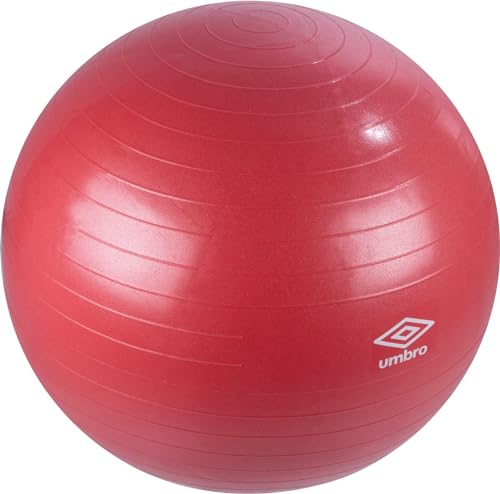 Umbro Gymnastikball - Ø75 CM - Rot - Sitzball Büro - Medizinball - Sport und Rehabilitation von UMBRO