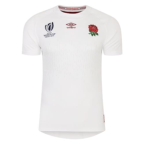 Umbro Herren England RWC Rugby Heimtrikot 2023 Erwachsene Top Umbro Herren England RWC Rugby Heimtrikot 2023 Erwachsene Top von UMBRO