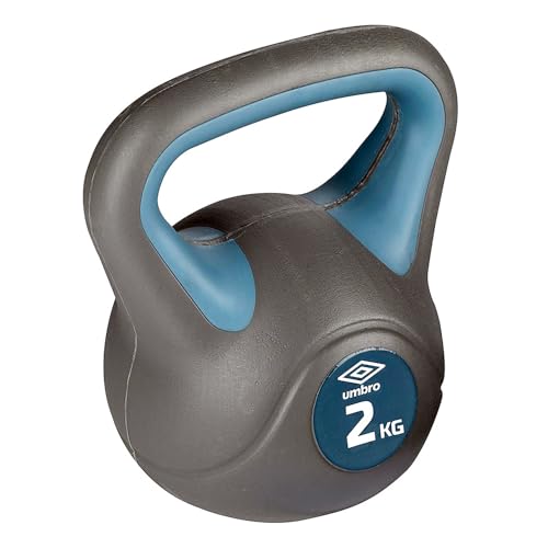 Umbro Kettlebell 10kg - Einstiegsgewicht Mann - Beginner - Kunststoffgewicht - Gelb von UMBRO