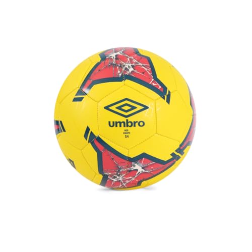 Umbro Neo Equipe Ball, T4 Gelb/Dunkelblau/Geran, 4 von UMBRO