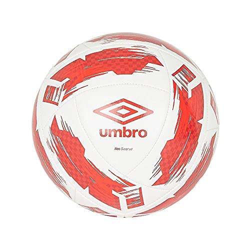 Umbro Neo Swerve Trainingsball, Weiß / Rot, Größe 4 von UMBRO