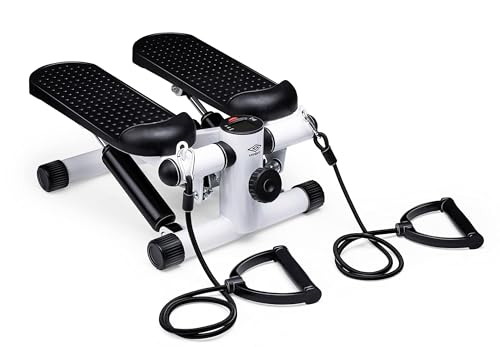 Umbro Stepper - Arm und Beintrainer - Mini Stepper - Fitnessgeräte für Zuhause - Inkl. Computer und Widerstandsbänder - Max. 100 KG - Pedale 10 x 32 cm - Schwarz/Weiß Umbro Stepper - Arm und Beintrainer - Mini Stepper - Fitnessgeräte für Zuhause - Inkl. Computer und Widerstandsbänder - Max. 100 KG - Pedale 10 x 32 cm - Schwarz/Weiß von UMBRO