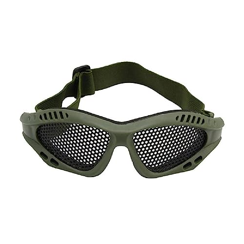 UNFAIRZQ Motorrad Airsoft Augenschutz Schutzbrille Anti Fog Mesh Metall Glas Airsoft Augenschutz Anti Fog Airsoft Augenschutz Brille Airsoft Augenschutz Mesh Augenschutz Brille mit von UNFAIRZQ