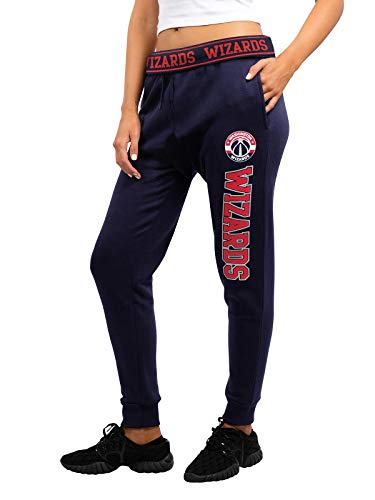 NBA Damen Jogger Pants Active Basic Fleece Sweatpants, Team Logo Dark, Damen, FFL3592F, Navy, X-Large von Ultra Game