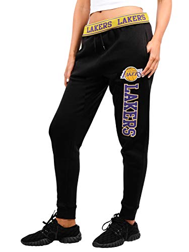 Ultra Game Damen Jogger Pants Active Basic Fleece Sweatpants, schwarz, Large von Ultra Game