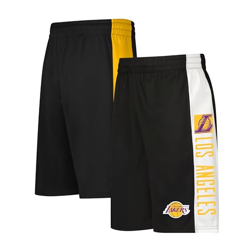 NBA Herren Basketball-Shorts Mesh Athletic Active, Herren, Mesh Athletic Active Basketball Shorts, schwarz, X-Large von Ultra Game