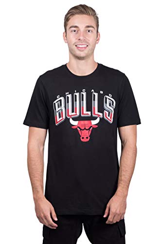 UNK NBA Herren T-Shirt Arched Plexi Short Sleeve Tee Shirt Schwarz, Herren, Arched Plexi Short Sleeve Tee Shirt, schwarz, Medium von Ultra Game