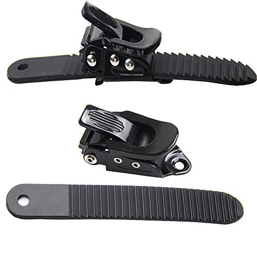 UP100 1 Set Snowboard, 2 Ratschenschnallen und 2 Bindegurte für Snowboard Strap-In Toe Tongue Binding System von UP100