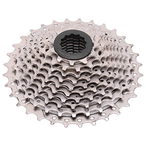 UPALDHOU 11-32T 10-Gang-Fahrradfreilauf, Kassettenritzel, Breites Zahnverhältnis, Bergschwungrad, Großes Zahnverhältnis, Schwungrad für Einzelzahnscheibe, Silber UPALDHOU 11-32T 10-Gang-Fahrradfreilauf, Kassettenritzel, Breites Zahnverhältnis, Bergschwungrad, Großes Zahnverhältnis, Schwungrad für Einzelzahnscheibe, Silber von UPALDHOU