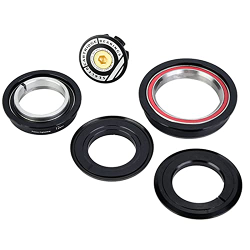 UPALDHOU Fahrrad-Headset, 4456ST Mountainbike, Rennrad, Konisch, Gerades Rohr, Gabel-Headset, 44 Mm, 56 Mm, CNC AL6061 T6 UPALDHOU Fahrrad-Headset, 4456ST Mountainbike, Rennrad, Konisch, Gerades Rohr, Gabel-Headset, 44 Mm, 56 Mm, CNC AL6061 T6 von UPALDHOU