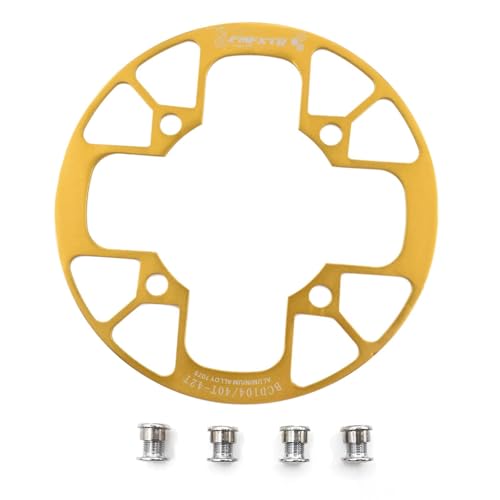 UPANBIKE Fahrrad Kettenblatt Schutz für Mountainbikes 104 BCD Aluminiumlegierung Kettenblattschutz für (32~34T,Gold) UPANBIKE Fahrrad Kettenblatt Schutz für Mountainbikes 104 BCD Aluminiumlegierung Kettenblattschutz für (32~34T,Gold) von UPANBIKE