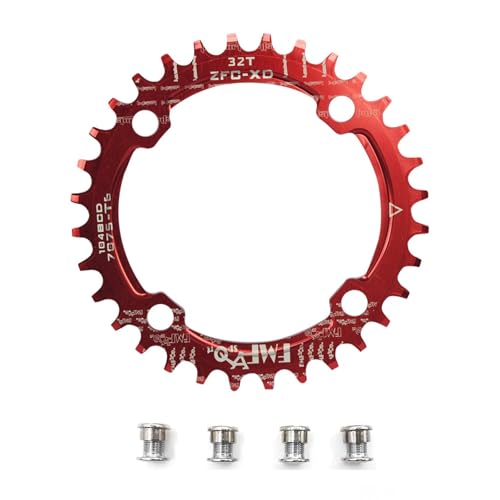 UPANBIKE Bike Schmal Breit Kettenblatt 104 BCD Runde Form Single Kettenblätter 38T(Rot) UPANBIKE Bike Schmal Breit Kettenblatt 104 BCD Runde Form Single Kettenblätter 38T(Rot) von UPANBIKE